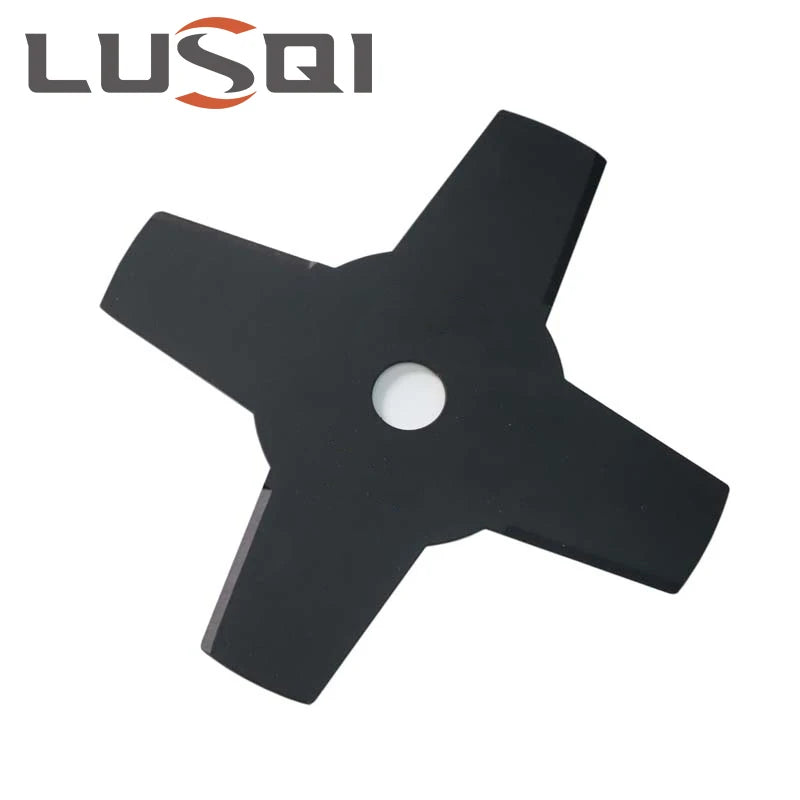 LUSQI 1pc 4 Teeth Brush Cutter Blade Weed Wacker Replacement Blade Lawn Mower Blade Cutting Grass Lawn Trimmer Blade